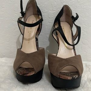 Chinese Laundry Ankle Strap Platform Heels